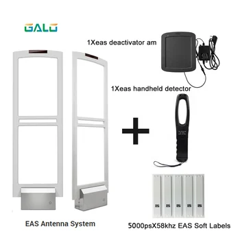 A set of EAS safety door antennas 58khz system with a Deactivator soft tag (5000pcs) handheld frequency tester
A set of EAS safety door antennas 58khz system with a Deactivator soft tag (5000pcs) handheld frequency tester