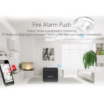 433MHz Remote Control Sonoff RF Bridge 2.4G WiFi Smart Switches for Smart Home Automation
433MHz Remote Control Sonoff RF Bridge 2.4G WiFi Smart Switches for Smart Home Automation