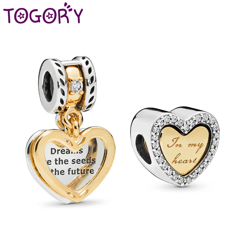 2Pcs/Lot Forever In My Heart Beads Charms fit Pandora Bracelet Necklace for Women Jewelry DIY Handmade Jewelry Accessories
2Pcs/Lot Forever In My Heart Beads Charms fit Pandora Bracelet Necklace for Women Jewelry DIY Handmade Jewelry Accessories