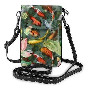 2020 Women Messenger Shoulder Straps Bag Japan Fish In Lotus Pond Card Holders Cell phone Pocket Handbag Ladies Phone Purse
2020 Women Messenger Shoulder Straps Bag Japan Fish In Lotus Pond Card Holders Cell phone Pocket Handbag Ladies Phone Purse