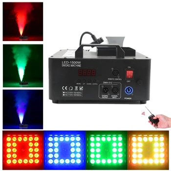 Professional DMX512 + Remote Control Vertical 1500W Stage Fogger With 24X9W RGB LED Light/LED Fog Machine/LED Haze Smoke Machine
Professional DMX512 + Remote Control Vertical 1500W Stage Fogger With 24X9W RGB LED Light/LED Fog Machine/LED Haze Smoke Machine