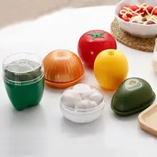 

Onion Green Pepper Garlic Shaped Food Containers Lemon Fruits Fresh Box Plastic Vegetable Fresh-keeping Box Refrigerator Storage