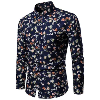2020 New Autumn New Long Sleeve Flowers Shirts Casual Plus Size 5XL Button Down Social Hawaiian Floral Shirt Mens Clothes
2020 New Autumn New Long Sleeve Flowers Shirts Casual Plus Size 5XL Button Down Social Hawaiian Floral Shirt Mens Clothes