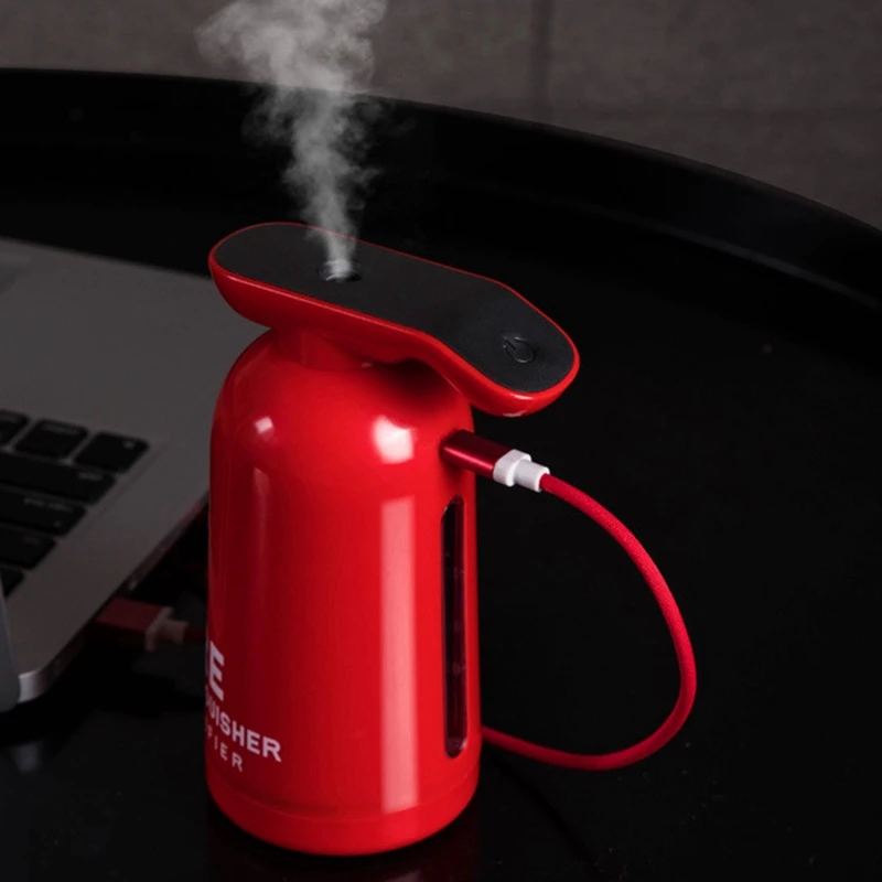 Hot 250ML Fire Extinguisher Ultrasonic Air Humidifier Aroma Essential Oil Diffuser for Home Car USB Fogger Mist Maker Red
Hot 250ML Fire Extinguisher Ultrasonic Air Humidifier Aroma Essential Oil Diffuser for Home Car USB Fogger Mist Maker Red