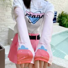 2 pieces = 1 pairs New Korean-Style Cute Fruit strawberry Oversleeves All-match Sun Protection UV Sun Protection Arm Sleeves 
2 pieces = 1 pairs New Korean-Style Cute Fruit strawberry Oversleeves All-match Sun Protection UV Sun Protection Arm Sleeves
