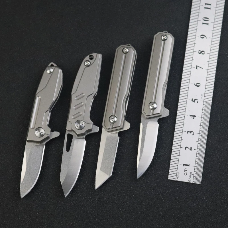 Demolition Express Knife Titanium Alloy High Hardness Folding Portable Delicate Mini Key Keychain Sharp Knife
Demolition Express Knife Titanium Alloy High Hardness Folding Portable Delicate Mini Key Keychain Sharp Knife