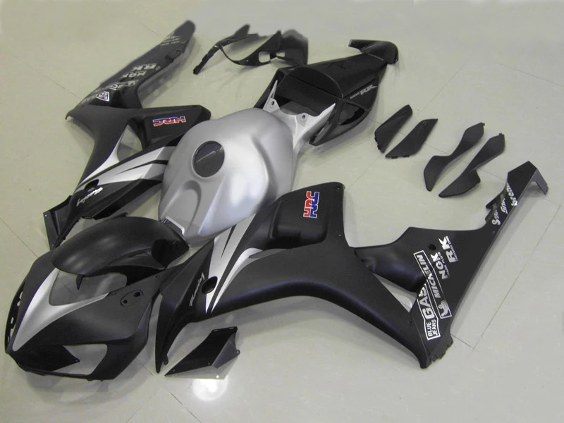Набор для литья под давлением обтекатель CBR1000RR 06 07 CBR 1000RR 1000 RR 2006 2007 ABS серебристый