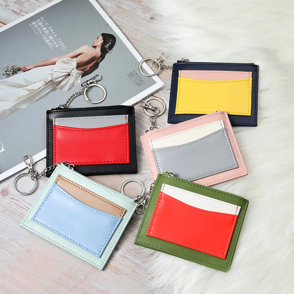 Short Wallet Women Simple Small Fresh Girls Clutch Fashion Patchwork Color Mini Card Holder Handbag Zipper Lanyard Coin Purse
Short Wallet Women Simple Small Fresh Girls Clutch Fashion Patchwork Color Mini Card Holder Handbag Zipper Lanyard Coin Purse