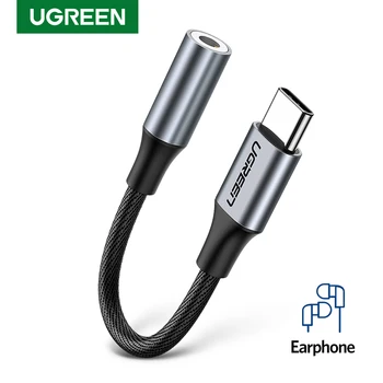 UGREEN Type c to 3.5 jack USB C to 3.5mm Headphone Adapter Audio AUX 3.5 MM Jack Converter for HUAWEI P40 XIAOMI OnePlus 8 PRO
UGREEN Type c to 3.5 jack USB C to 3.5mm Headphone Adapter Audio AUX 3.5 MM Jack Converter for HUAWEI P40 XIAOMI OnePlus 8 PRO