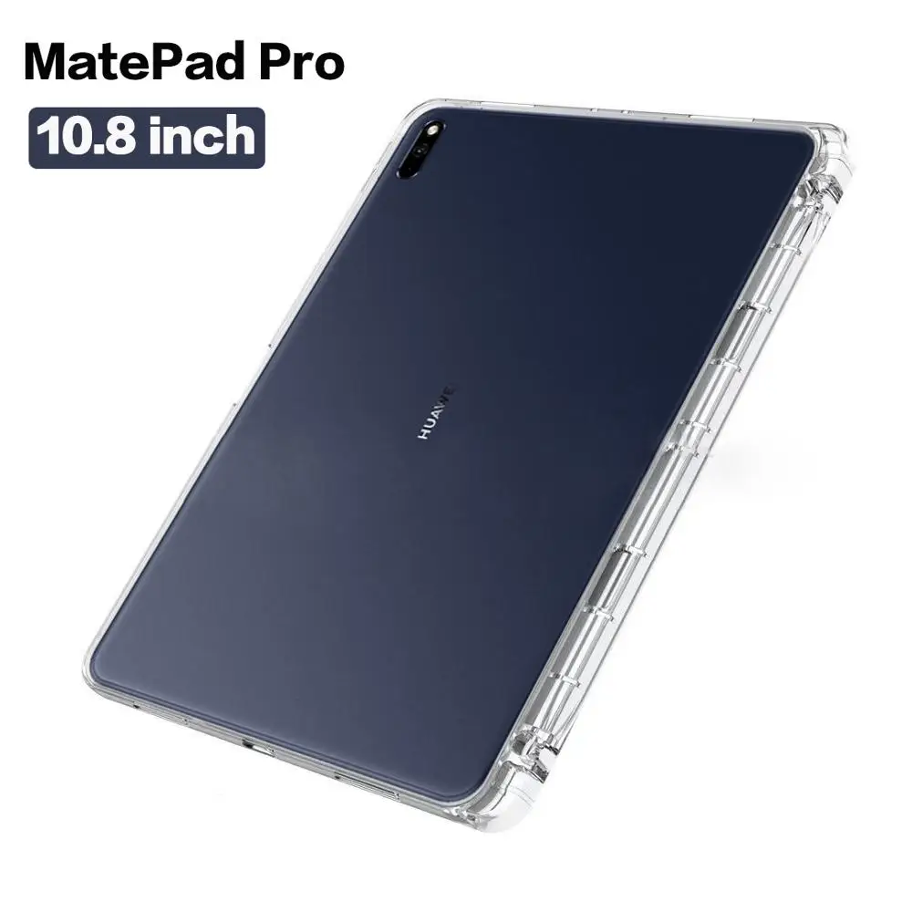 Transparent Cover For Huawei MatePad Pro 10.8'' 2019 MRX-W09 W19 AL09 AL19 With Pencil Holder TPU Silicon Back Tablet Case
Transparent Cover For Huawei MatePad Pro 10.8'' 2019 MRX-W09 W19 AL09 AL19 With Pencil Holder TPU Silicon Back Tablet Case