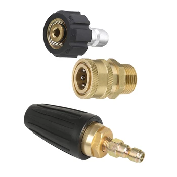 1 Set Universal Pressure Washer Turbo Nozzle 7 1 Set Pressure Washer Adapter Set,Quick Connect Kit,Metric M22 15Mm Female Swivel 
1 Set Universal Pressure Washer Turbo Nozzle 7 1 Set Pressure Washer Adapter Set,Quick Connect Kit,Metric M22 15Mm Female Swivel