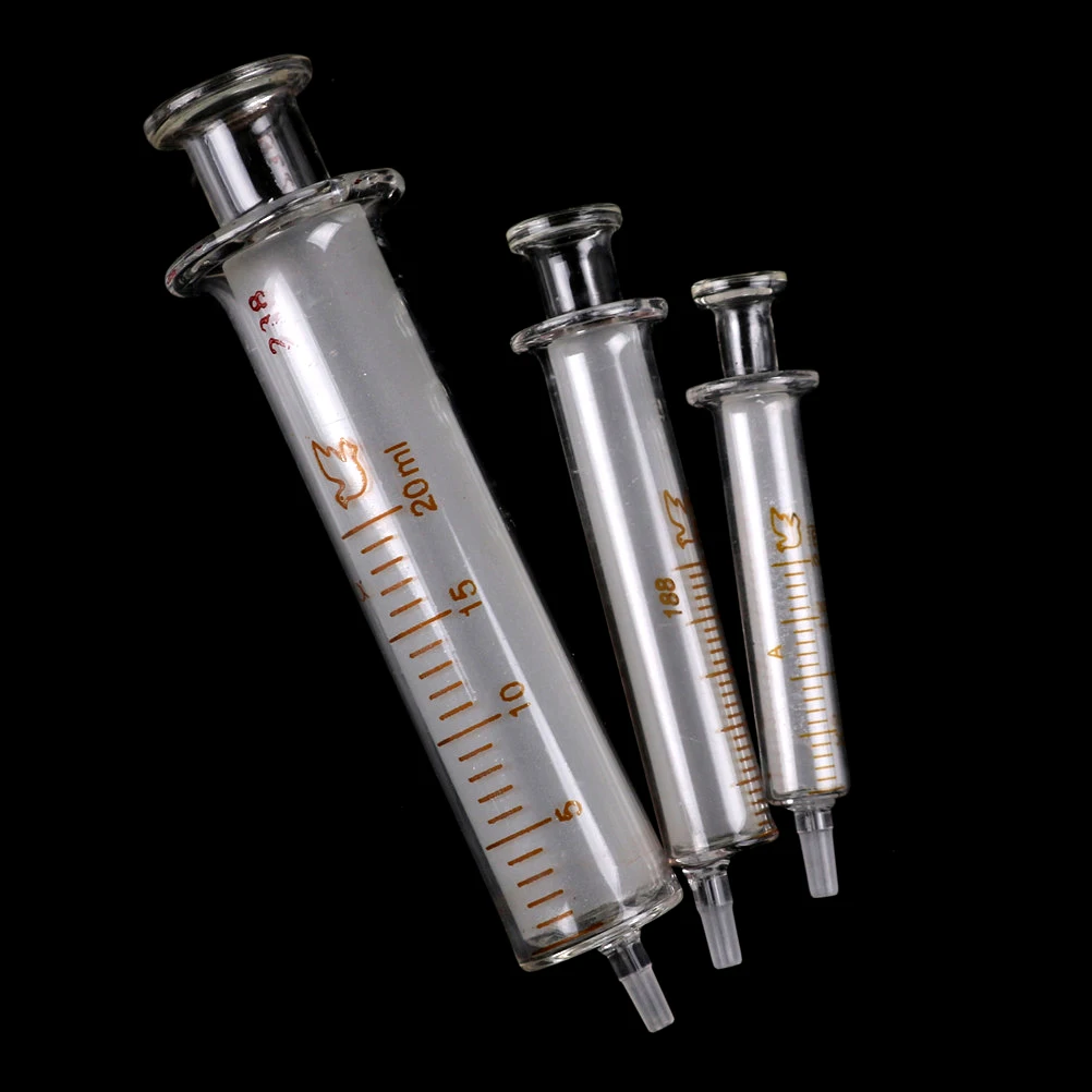 1PCS 2ML 5ML 10ML 20ML Glass Syringe Injector Sampler Dispensing With Ink Chemical Medicine New
1PCS 2ML 5ML 10ML 20ML Glass Syringe Injector Sampler Dispensing With Ink Chemical Medicine New