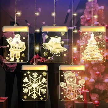 Xmas Party Bar Decorative Novelty Hanging 3D Colorful LED Fairy Lights for Indoor Windows Garden Patio Warm White Decoration
Xmas Party Bar Decorative Novelty Hanging 3D Colorful LED Fairy Lights for Indoor Windows Garden Patio Warm White Decoration