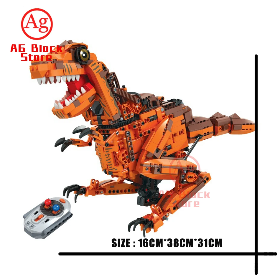 1092pcs RC Dinosaur Compatible Legoed Building Block Animal Brick Technic Electric Dinosaurs Motor Toys Jurassic Park World
1092pcs RC Dinosaur Compatible Legoed Building Block Animal Brick Technic Electric Dinosaurs Motor Toys Jurassic Park World
