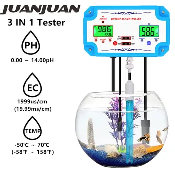 PH-2823 3 in 1 PH/TEMP/EC Meter PH Tester Online Multi-parameter Water Quality Tester EC Detector Conductivity Monitor for Pool
PH-2823 3 in 1 PH/TEMP/EC Meter PH Tester Online Multi-parameter Water Quality Tester EC Detector Conductivity Monitor for Pool