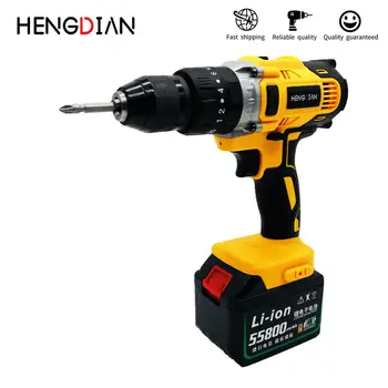 Electrical Tools Cordless Drill Customized Portable 18V Lithium Battery HENGDIAN
Electrical Tools Cordless Drill Customized Portable 18V Lithium Battery HENGDIAN