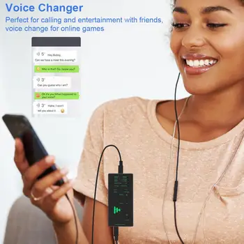 2020 Rondaful Mini Portable Voice Changer Voice Modulator With Adjustable Voice Functions Phone Computer Sound Card Microphones
2020 Rondaful Mini Portable Voice Changer Voice Modulator With Adjustable Voice Functions Phone Computer Sound Card Microphones