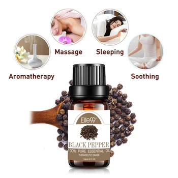 Elite99 10ml Black Pepper Pure Essential Oil Skin Care Help Sleeping Massage Oil for Aromatherapy Home Air Care Essential Oils
Elite99 10ml Black Pepper Pure Essential Oil Skin Care Help Sleeping Massage Oil for Aromatherapy Home Air Care Essential Oils
