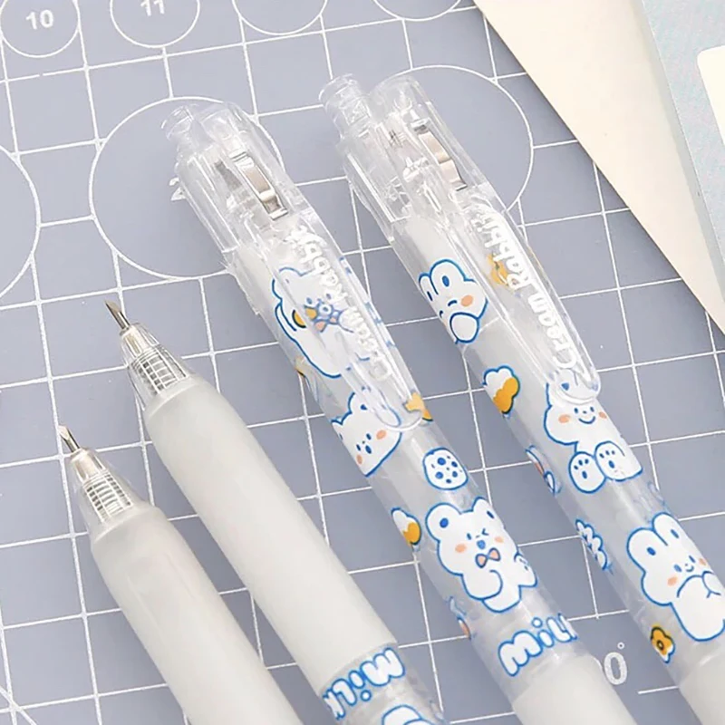 Portable Press Type Carving Knife Kawaii Bear pattern For Journal Sticker Craft Express Wallpaper Cutter Stationery Supplies
Portable Press Type Carving Knife Kawaii Bear pattern For Journal Sticker Craft Express Wallpaper Cutter Stationery Supplies