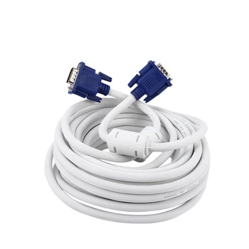 HFES 10M VGA Cable Male to Male 3+4 HD Fully Wired 15PIN for Lcd Crt Projector PC Laptop Monitor
HFES 10M VGA Cable Male to Male 3+4 HD Fully Wired 15PIN for Lcd Crt Projector PC Laptop Monitor