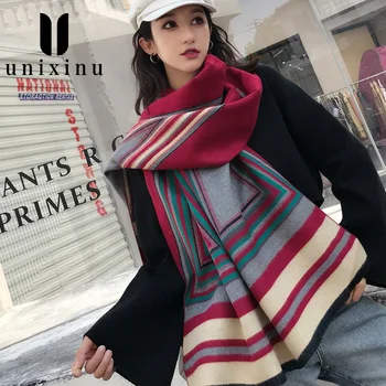 Plaid Color Simple Women's Scarfs 2019 Triangular 200cm Cashmere Warm Autumn Winter Shawls Wraps Scarf For Women
Plaid Color Simple Women's Scarfs 2019 Triangular 200cm Cashmere Warm Autumn Winter Shawls Wraps Scarf For Women