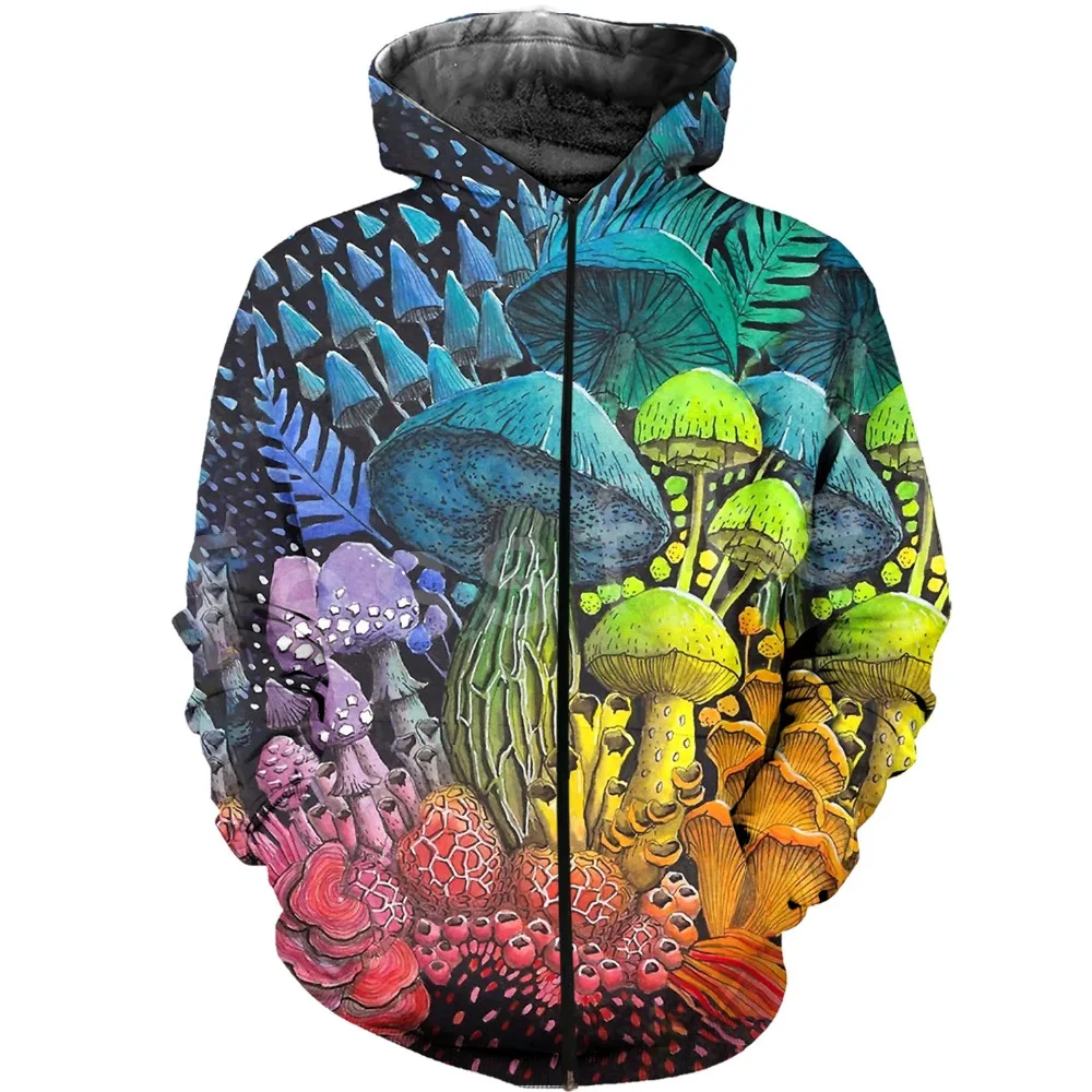 Psy Trance Mushroom Hoodie Psy Trance Mushroom Hoodie