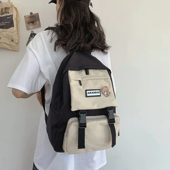 women's bag Korea INS large-capacity backpack vintage sentimental girl backpack Harajuku Shoulder Bags girl schoolbag female bag
women's bag Korea INS large-capacity backpack vintage sentimental girl backpack Harajuku Shoulder Bags girl schoolbag female bag