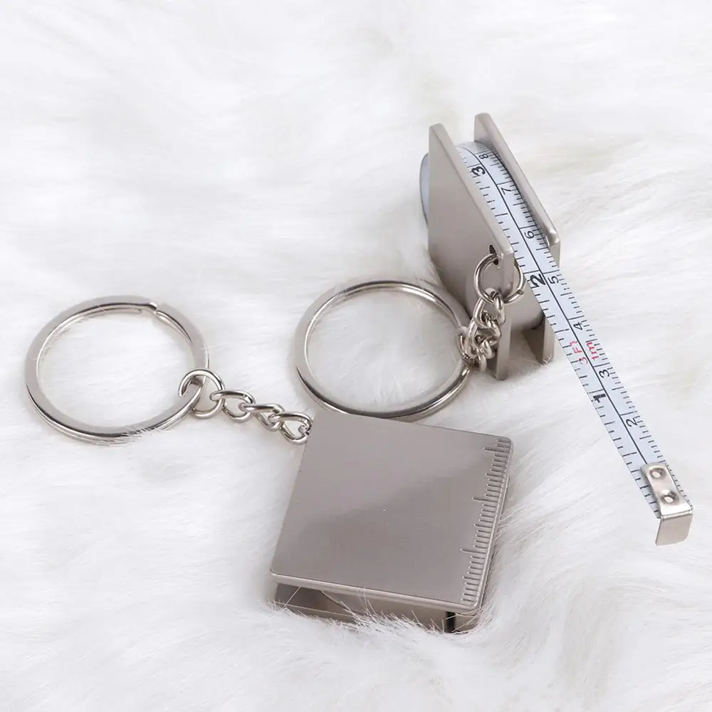 Creative Measuring Tools Stainless Steel Retractable Ruler Tape Measure Keychain Key Ring Gauging Tools Keyring Pull Ruler
Creative Measuring Tools Stainless Steel Retractable Ruler Tape Measure Keychain Key Ring Gauging Tools Keyring Pull Ruler