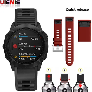 For Garmin Fenix 6X /6X pro Fenix 5X /5X Plus Replacement Quick Release Silicone Watch band Wrist Strap Fenix6X Fenix 3 HR 26mm
For Garmin Fenix 6X /6X pro Fenix 5X /5X Plus Replacement Quick Release Silicone Watch band Wrist Strap Fenix6X Fenix 3 HR 26mm