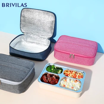 Brivilas women lunch bag box portable cooler bag insulation waterproof picnic bag portable school breakfast box high quality
Brivilas women lunch bag box portable cooler bag insulation waterproof picnic bag portable school breakfast box high quality