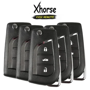 KEYECU 5x (English Version) Xhorse for Toyota Style X008 Series 3 Button Universal Wire Remote Key for VVDI Key Tool
KEYECU 5x (English Version) Xhorse for Toyota Style X008 Series 3 Button Universal Wire Remote Key for VVDI Key Tool