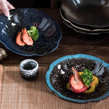 Japanese Art Ceramic Petal Main Course Ramen Sushi Plate Korean Household Snack Soup Noodle Salad Bowl Kitchen Plate Commercial
Japanese Art Ceramic Petal Main Course Ramen Sushi Plate Korean Household Snack Soup Noodle Salad Bowl Kitchen Plate Commercial