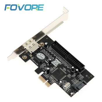PCI e to SATA IDE eSATA Adapter Card Combo IDE + SATA + eSATA RAID Controller Converter Card
PCI e to SATA IDE eSATA Adapter Card Combo IDE + SATA + eSATA RAID Controller Converter Card