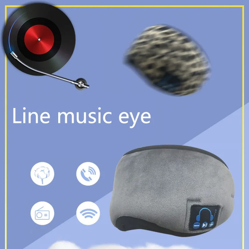 Wireless Stereo Bluetooth Earphone Sleep Soft Sleeping Eye Mask Music Headset for Wearable Devices
Wireless Stereo Bluetooth Earphone Sleep Soft Sleeping Eye Mask Music Headset for Wearable Devices