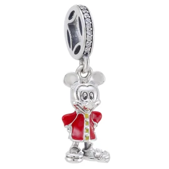 New 925 Sterling Silver Bead Charm Red Enamel Changshan Mickey Pendant Beads Fit Pandora Bracelet Bangle Diy Jewelry
New 925 Sterling Silver Bead Charm Red Enamel Changshan Mickey Pendant Beads Fit Pandora Bracelet Bangle Diy Jewelry