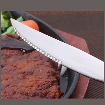 Chef with Heavy-Duty Stainless Steel Dinner-Tipped Steak Knife 8 Pieces Perfect for Commercial Kitchen-Grill Wedding - Dinner -
Chef with Heavy-Duty Stainless Steel Dinner-Tipped Steak Knife 8 Pieces Perfect for Commercial Kitchen-Grill Wedding - Dinner -