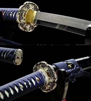 HIGH COPPER TSUBA 1095 CARBON STEEL CLAY TEMPERED JAPANESE SAMURAI KATANA BLUE SAYA
HIGH COPPER TSUBA 1095 CARBON STEEL CLAY TEMPERED JAPANESE SAMURAI KATANA BLUE SAYA