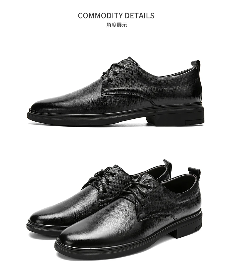 Męskie buty casualowe z oddychającej skóry - Oxfordy - Wianko - 35