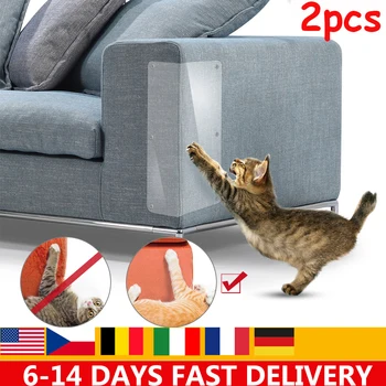 2 PCS Cat Scratching Protection Cat Scratching Guard Self-Adhesive Couch Guard For Cat Furniture Protector Guards With Pins
2 PCS Cat Scratching Protection Cat Scratching Guard Self-Adhesive Couch Guard For Cat Furniture Protector Guards With Pins