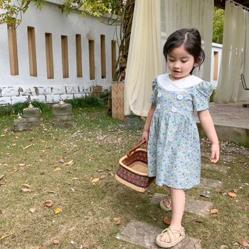 Girls Dress 2020 Summer Cotton New Floral Fashion A-line Casual Princess Dresses Children Baby Short Sleeve V-neck Dress
Girls Dress 2020 Summer Cotton New Floral Fashion A-line Casual Princess Dresses Children Baby Short Sleeve V-neck Dress