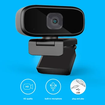 Widescreen Video Work Home Accessories 1080P HD USB Webcam Video Conference Live Streaming Web Camera with Microphone
Widescreen Video Work Home Accessories 1080P HD USB Webcam Video Conference Live Streaming Web Camera with Microphone