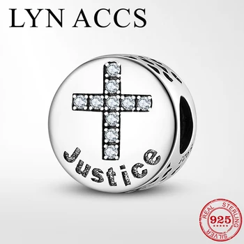 925 Sterling Silver Clear CZ Cross Bible-Justice Beads fit Original Pandora Charm Bracelets Jewelry Making 2019 New
925 Sterling Silver Clear CZ Cross Bible-Justice Beads fit Original Pandora Charm Bracelets Jewelry Making 2019 New