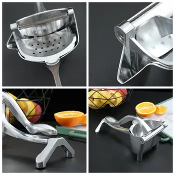 Manual Fruit Juicer Aluminium Alloy Lemon Squeezer Orange Juicer Hand Press Manual Citrus Press Juicer for Home Bar Shop
Manual Fruit Juicer Aluminium Alloy Lemon Squeezer Orange Juicer Hand Press Manual Citrus Press Juicer for Home Bar Shop