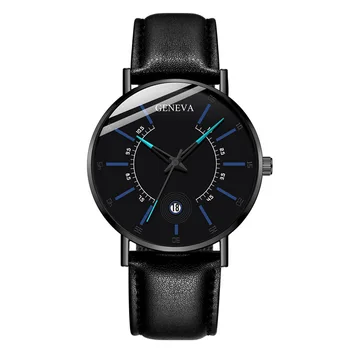Calendar Style Geneva Ultra-thin Men's Watch For Man Black Brown Leather Quartz Clock Waterproof 2020 New Hour Business B3860
Calendar Style Geneva Ultra-thin Men's Watch For Man Black Brown Leather Quartz Clock Waterproof 2020 New Hour Business B3860