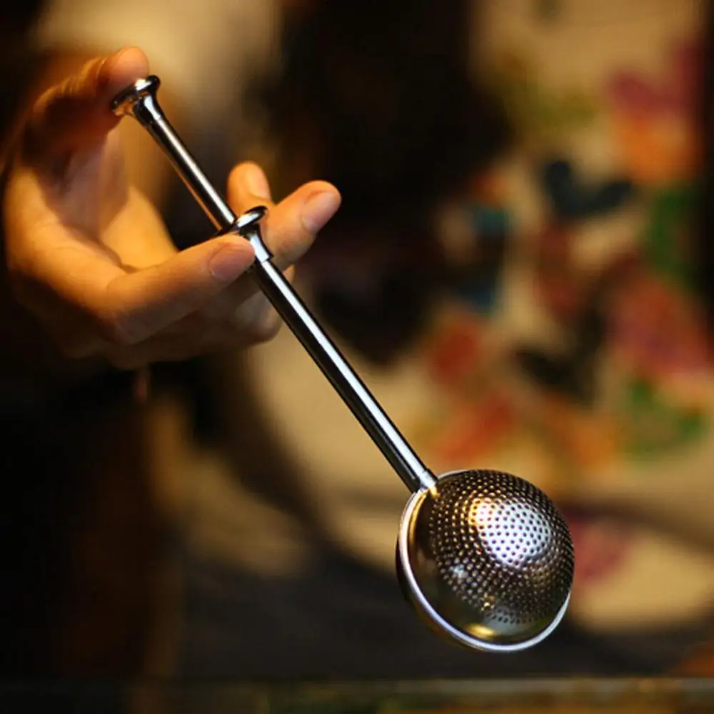 Stainless Steel Loose Leaf Tea Locking Teaspoon Infuser Ball Filter Creative Handle Spoon Strainer Kitchen Tool Tea Ball Infuser
Stainless Steel Loose Leaf Tea Locking Teaspoon Infuser Ball Filter Creative Handle Spoon Strainer Kitchen Tool Tea Ball Infuser
