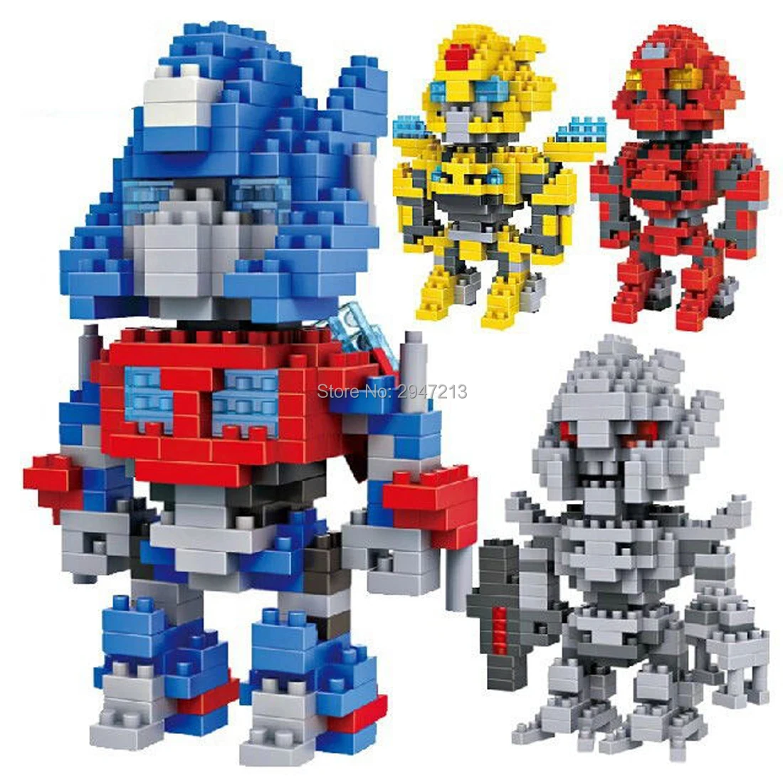 hot LegoINGlys creators classic super Robot Bumble bee Transformation Megatron model mini micro diamond Blocks nano bricks toys
hot LegoINGlys creators classic super Robot Bumble bee Transformation Megatron model mini micro diamond Blocks nano bricks toys