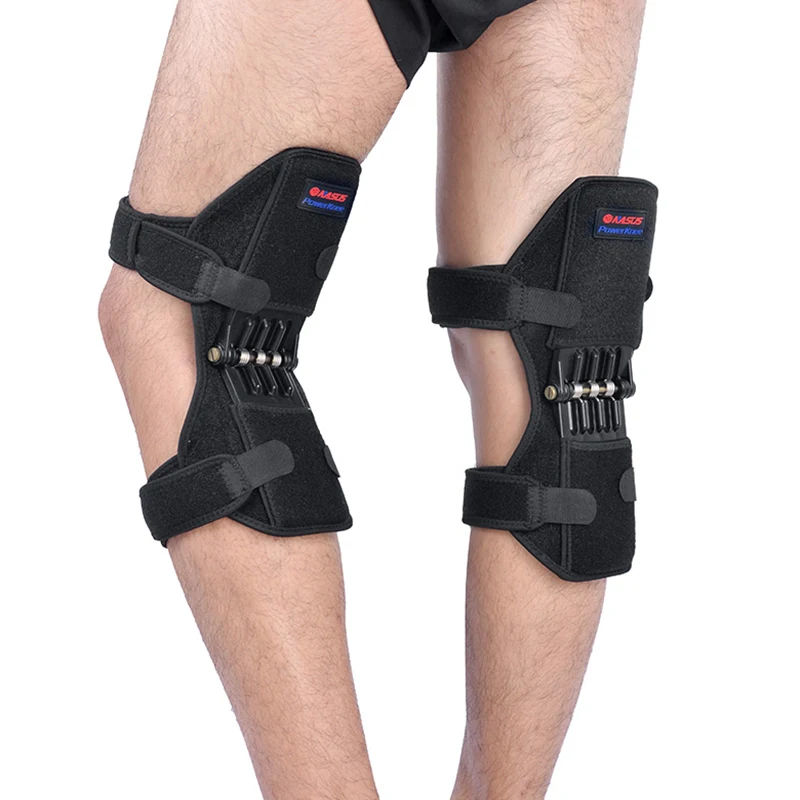 

1 Pair Patella Booster Spring Knee Brace Support for Mountaineering Squat Sports &T8