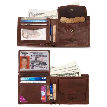 Cow Leather Men Wallets Bifold Short Wallets Hasp Vintage Male Purse Coin Pouch High Quality Man Pocket With Card Holder
Cow Leather Men Wallets Bifold Short Wallets Hasp Vintage Male Purse Coin Pouch High Quality Man Pocket With Card Holder