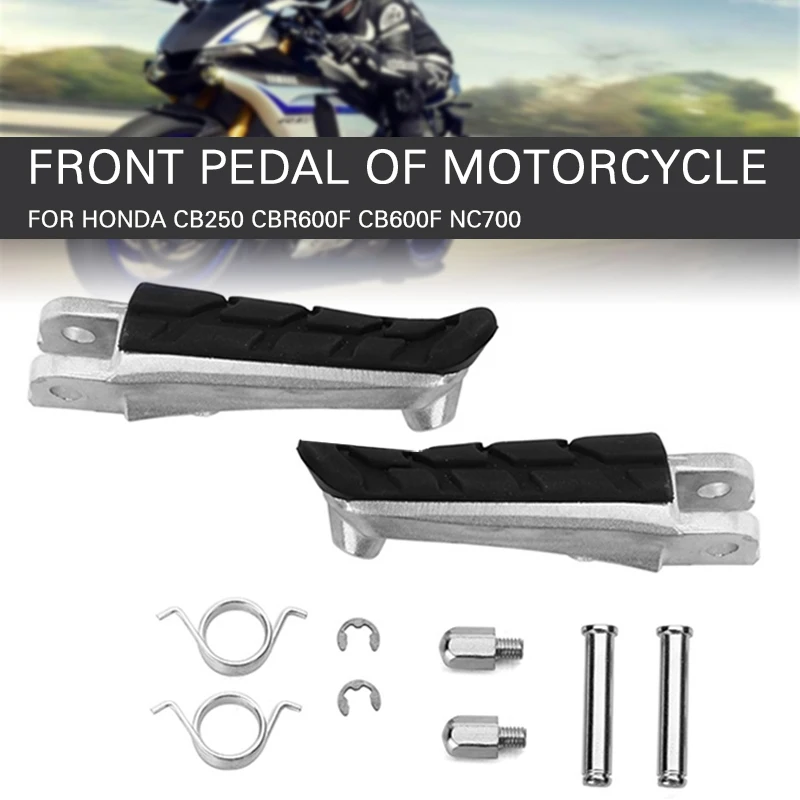 Передние педали для мотоцикла подножка Honda CB250 CBR600F CB600F NC700 1 комплект | Автомобили