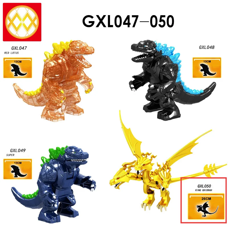 Single Big Blocks Red Lotus Alien King Ghidrah Thanos Infinity Gauntlet Spiderman Iron Man Building Blocks Toys For Children
Single Big Blocks Red Lotus Alien King Ghidrah Thanos Infinity Gauntlet Spiderman Iron Man Building Blocks Toys For Children